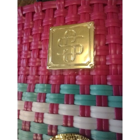 Simply Southern Calabash Tote Bag Anchor With Gold Emblem New - Picture 4 of 11